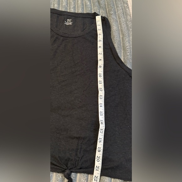 Aerie Black Tie Front Sleeveless tank - Picture 6 of 7